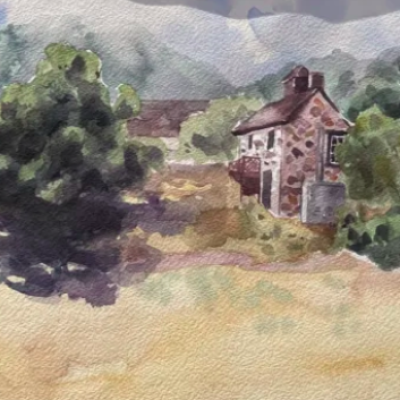 Plein Air Watercolor Landscapes: A Day at Jack London Park